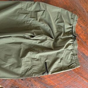 Olive Green Womens Cargo Pants